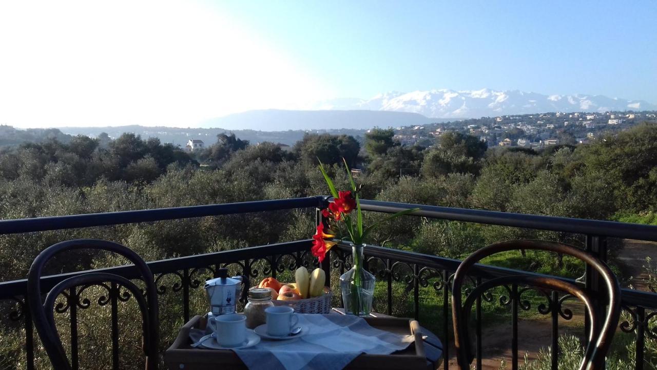 Manolo S Olive Farm, Apartment With Seaview 하니아 외부 사진
